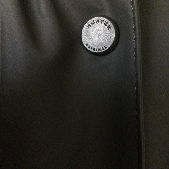NEW HUNTER (Size S) Original Lightweight Rubberized Waterproof Parka, Black - Picture 8 of 16